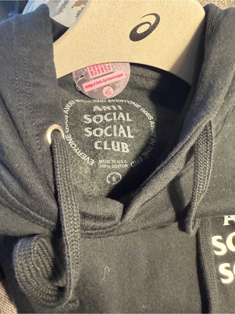 ASSC Black Men's Pullover Hoodie